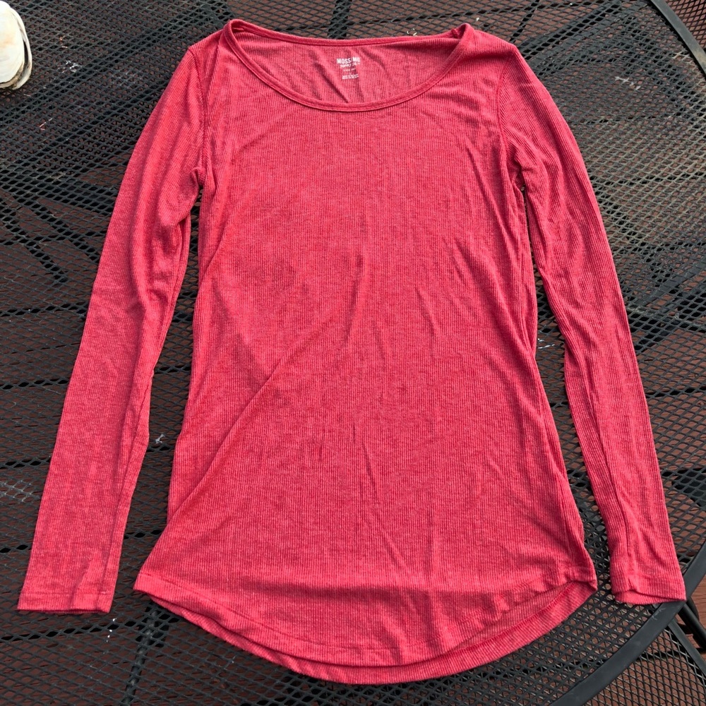 Red Long Sleeve T Shirt